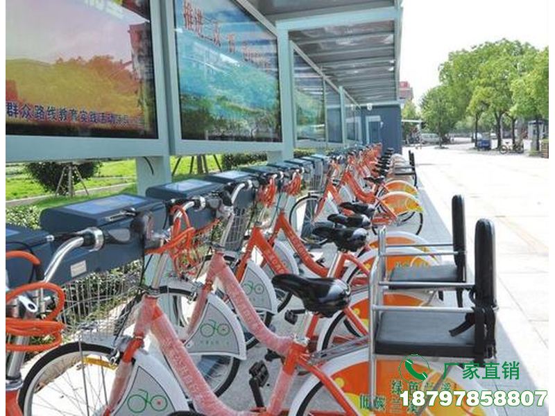 宿豫城市中心智能共享单车候车棚