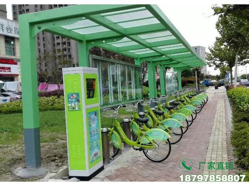 政和县公交站共享自行车存放亭