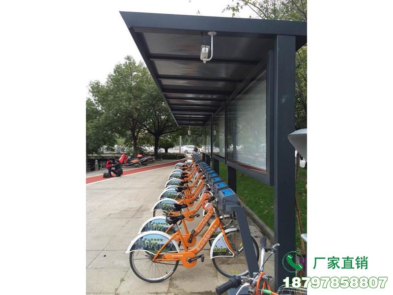 沭阳县城市中心智能共享单车候车棚